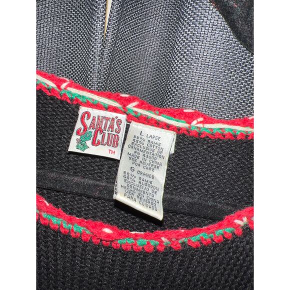 Ugly Christmas Sweater Vintage Xmas Size Large - Picture 2 of 3